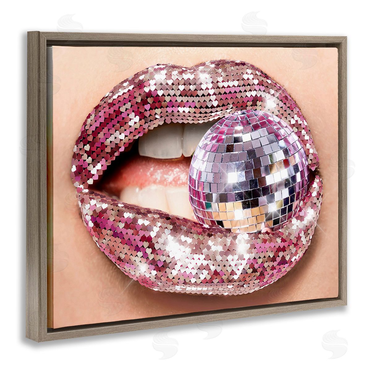 Ziwei Li Sparkle Lips & Disco Ball