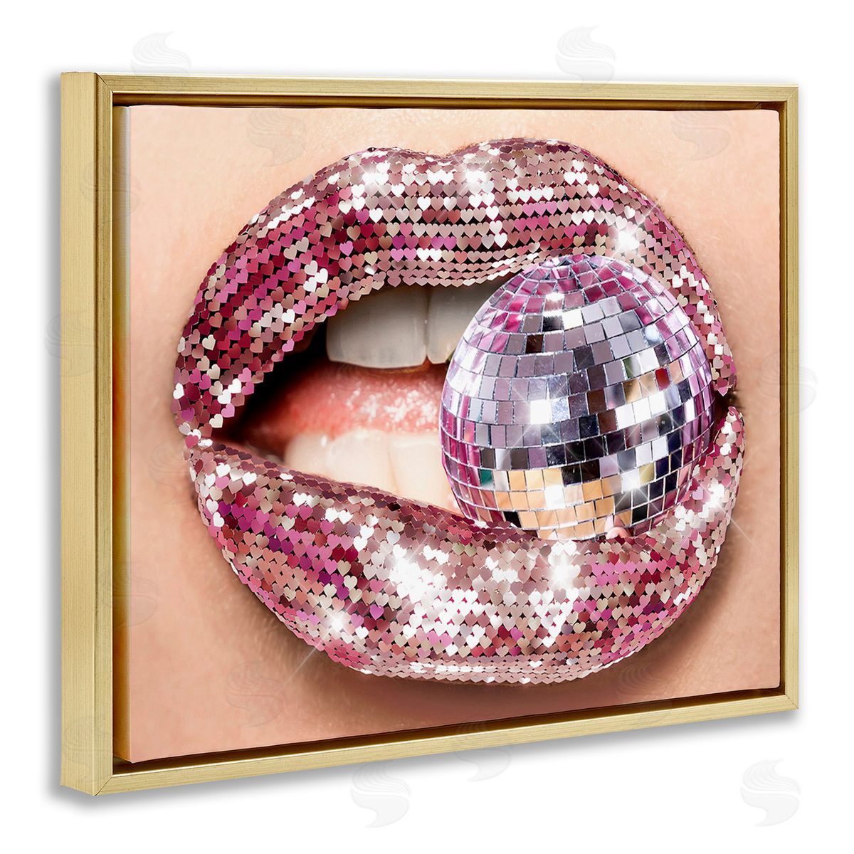 Ziwei Li Sparkle Lips & Disco Ball