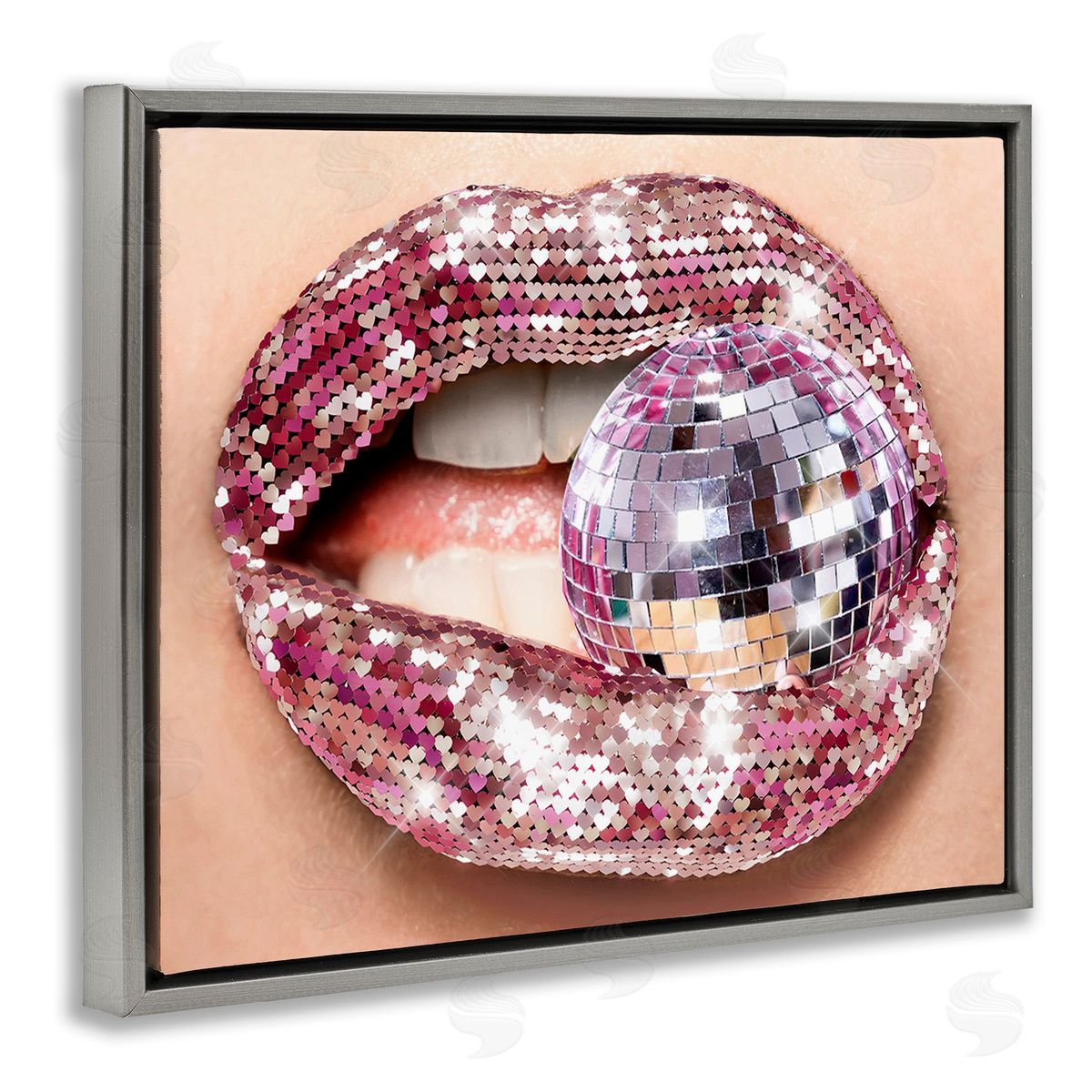 Ziwei Li Sparkle Lips & Disco Ball