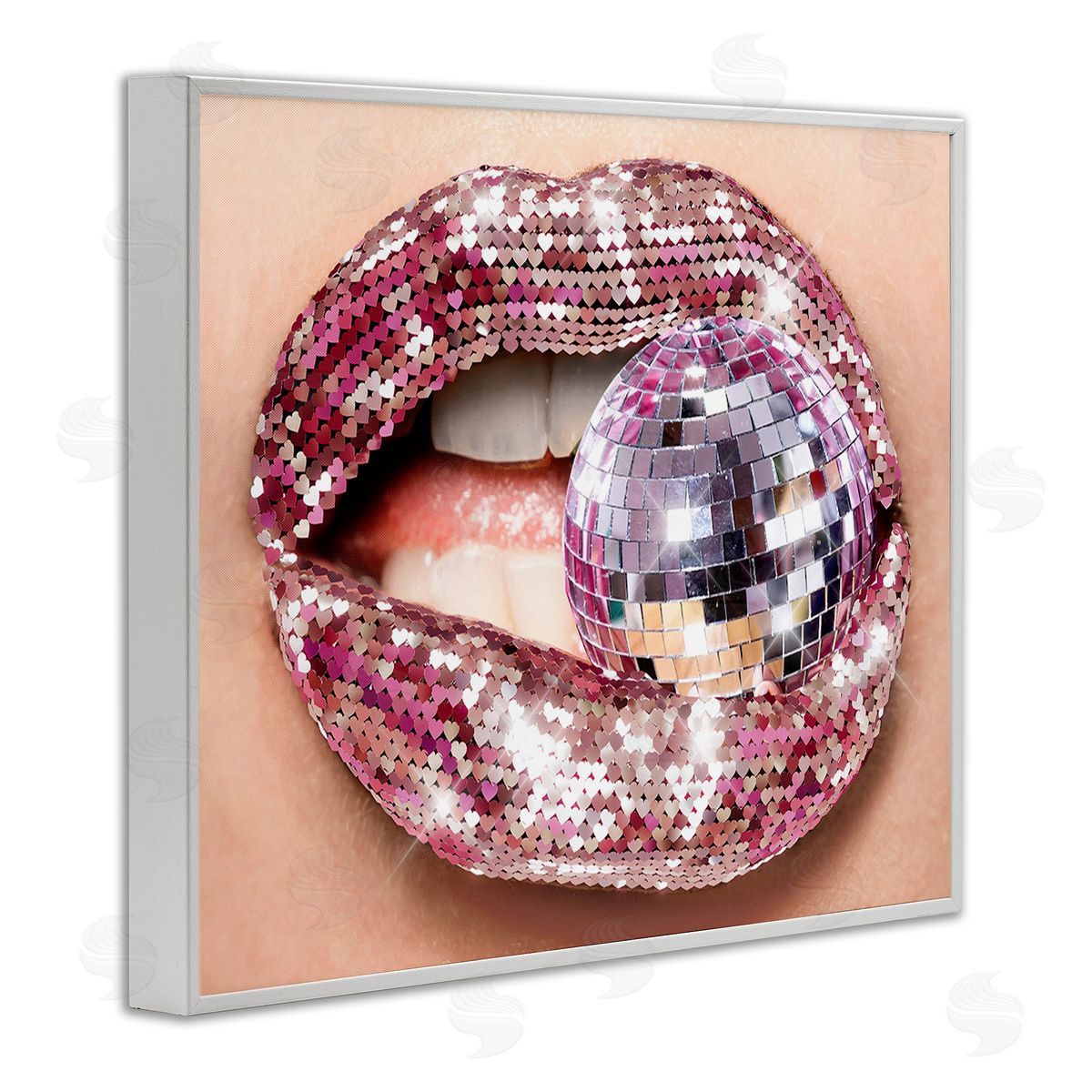 Ziwei Li Sparkle Lips & Disco Ball