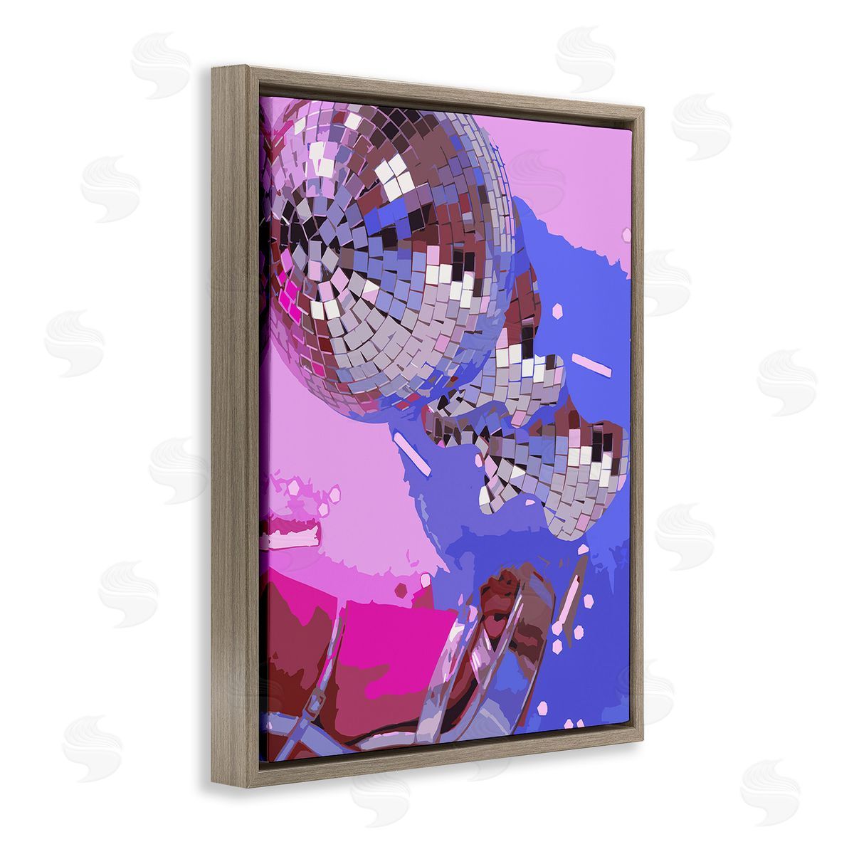 Stupell Studio Abstract Disco & Shoes