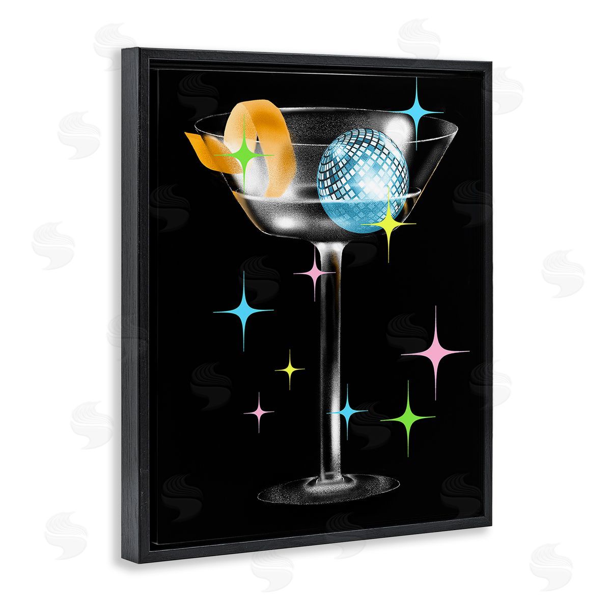 Stupell Studio Vintage Disco Drink