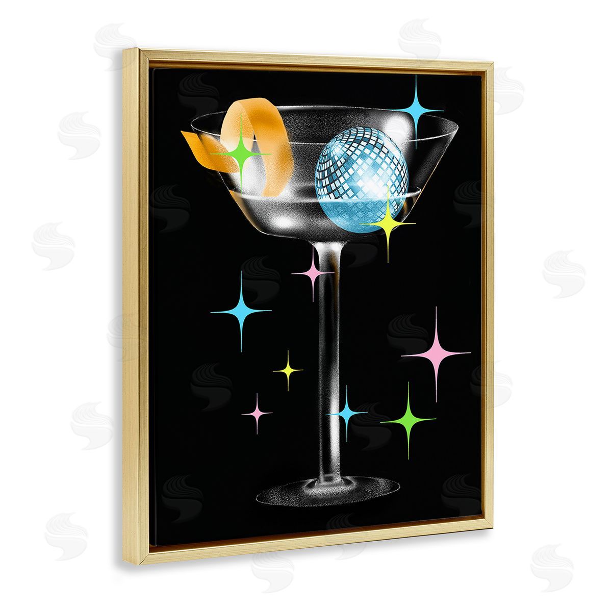 Stupell Studio Vintage Disco Drink