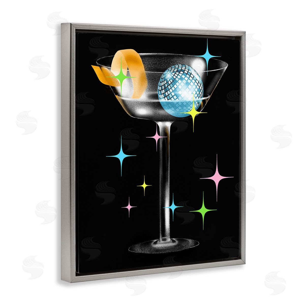 Stupell Studio Vintage Disco Drink