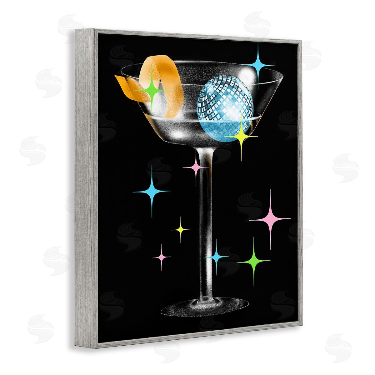 Stupell Studio Vintage Disco Drink