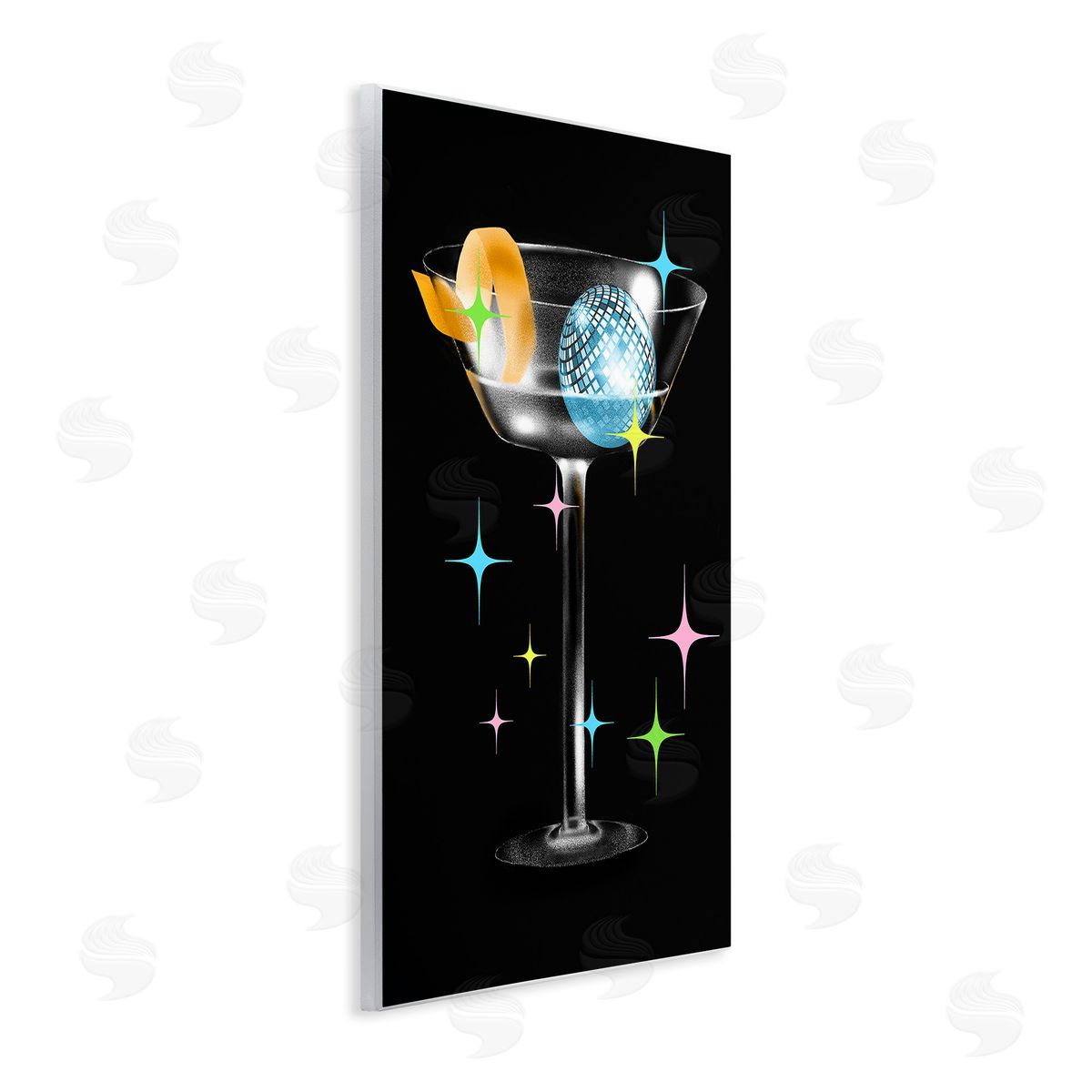 Stupell Studio Vintage Disco Drink