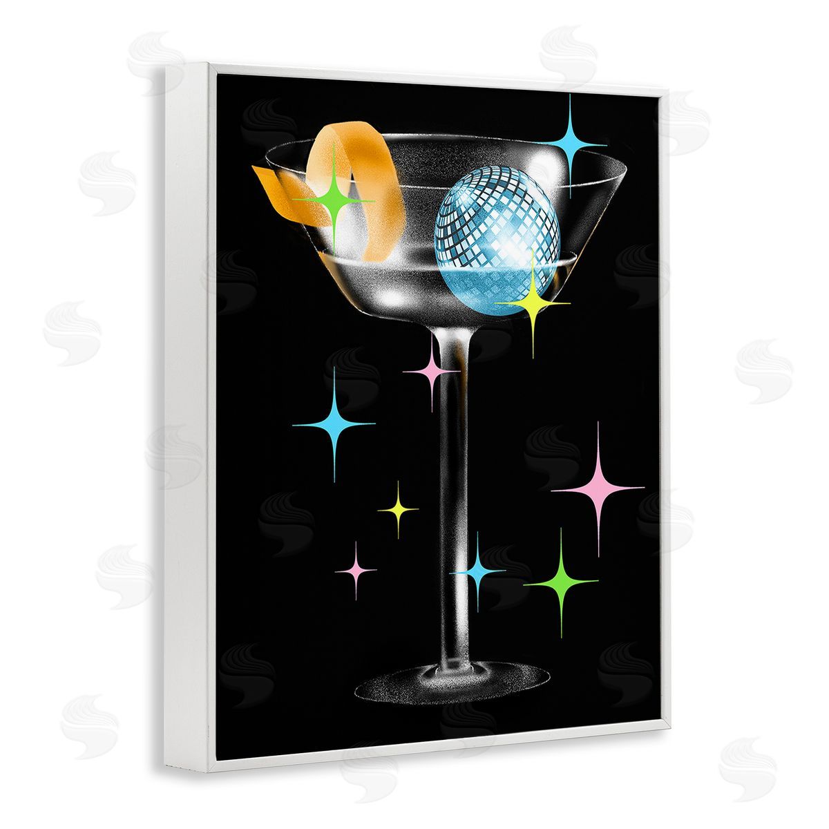 Stupell Studio Vintage Disco Drink