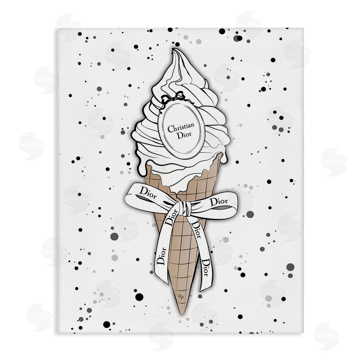 Martina Pavlova Glam Brand Dessert Canvas Wall Art Print