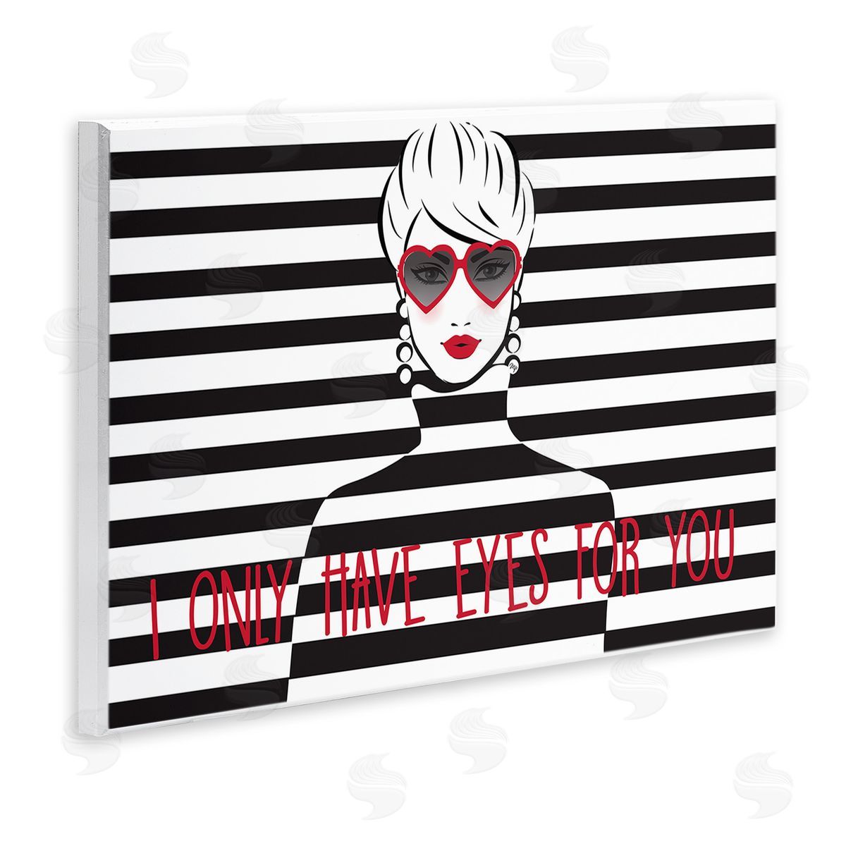 Martina Pavlova Only Eyes For You Wooden Wall Plaque Art Print