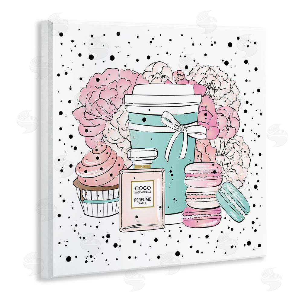 Martina Pavlova Modern Glam Desserts Wooden Wall Plaque Art Print