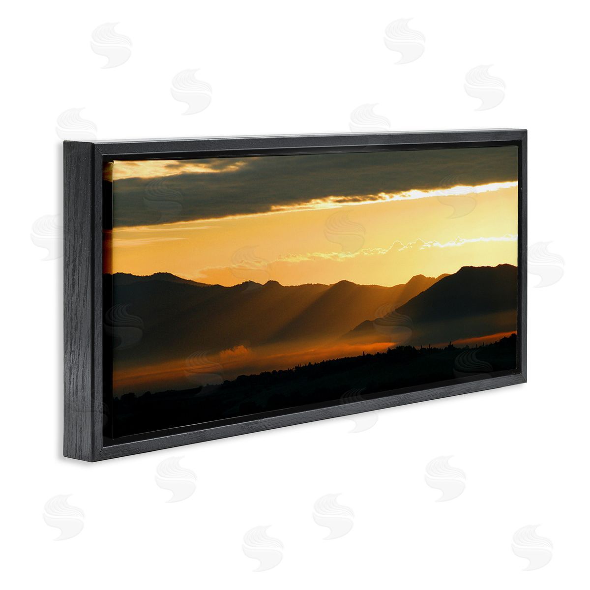 Noah Bay Sun Rays Over Mountains