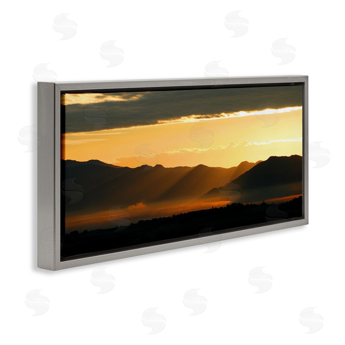 Noah Bay Sun Rays Over Mountains