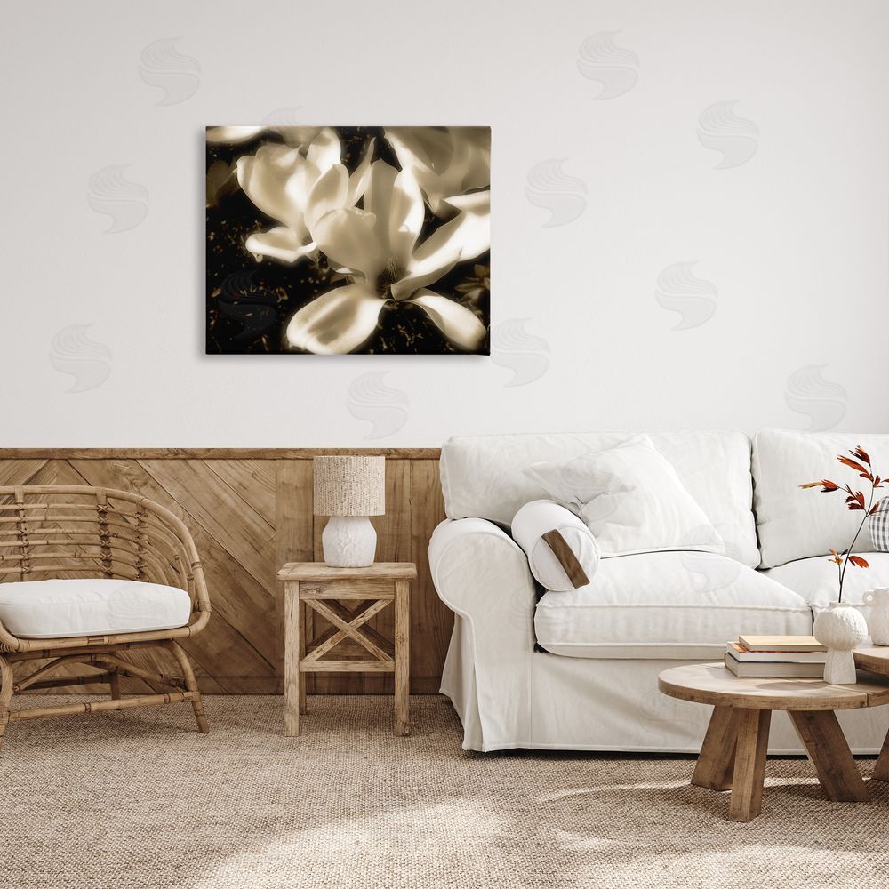 Noah Bay Plant Petals in Nature Canvas Wall Art Print in Room