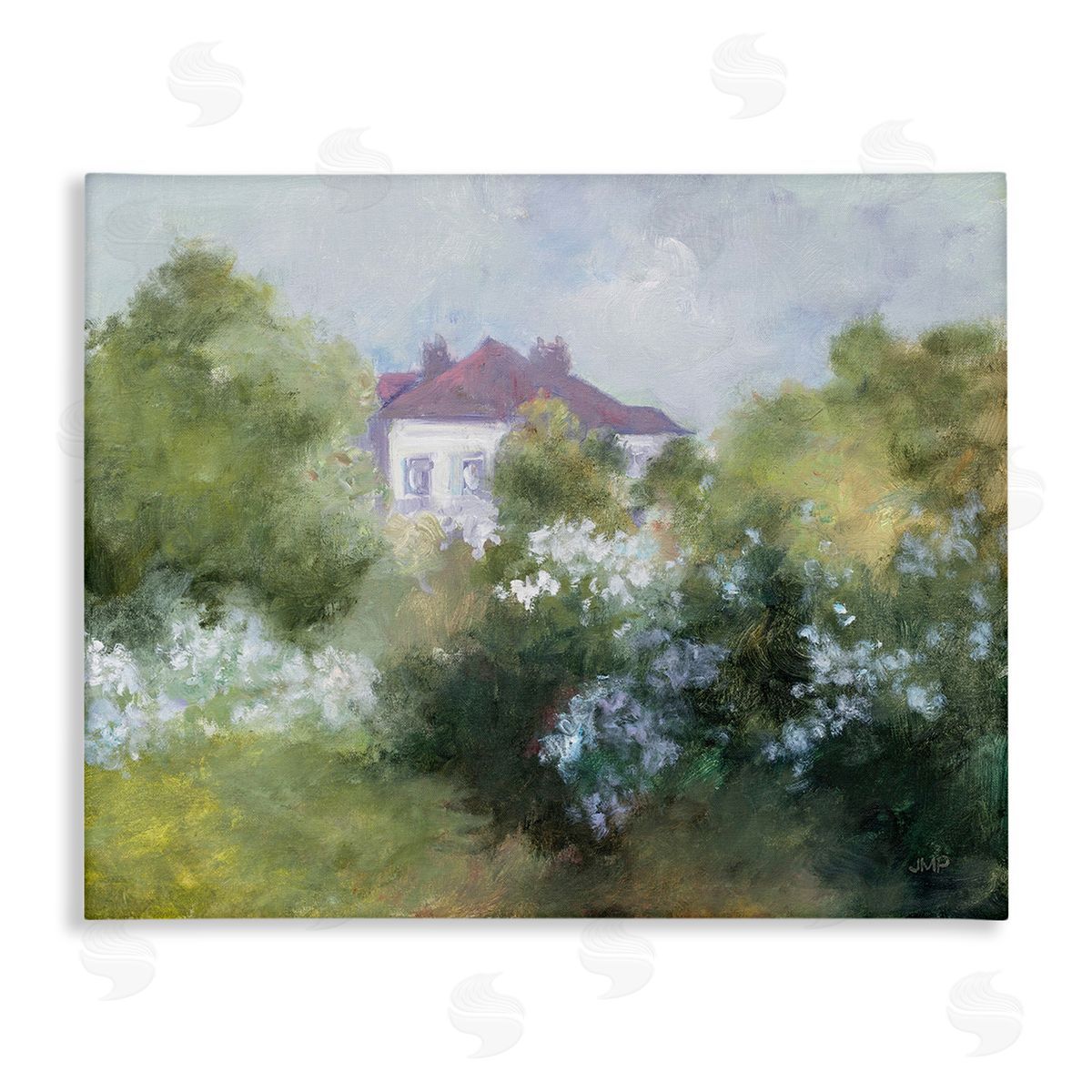 Julia Purinton Garden Cottage Villa Canvas Wall Art Print