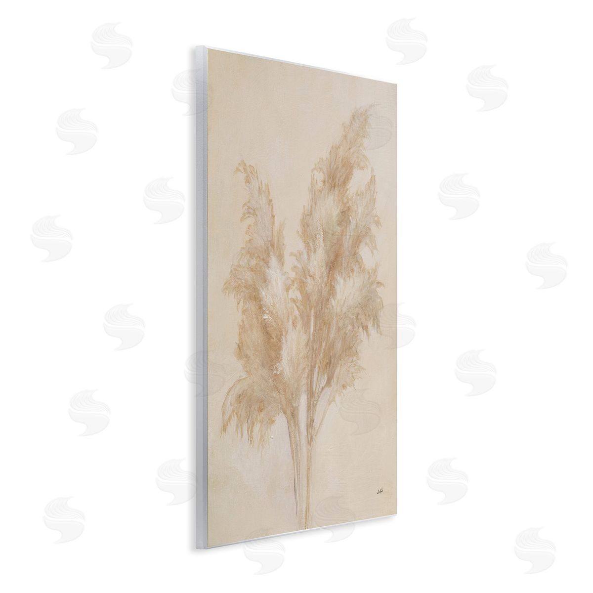 Julia Purinton Traditional Reeds Study Wooden Wall Plaque Art Print