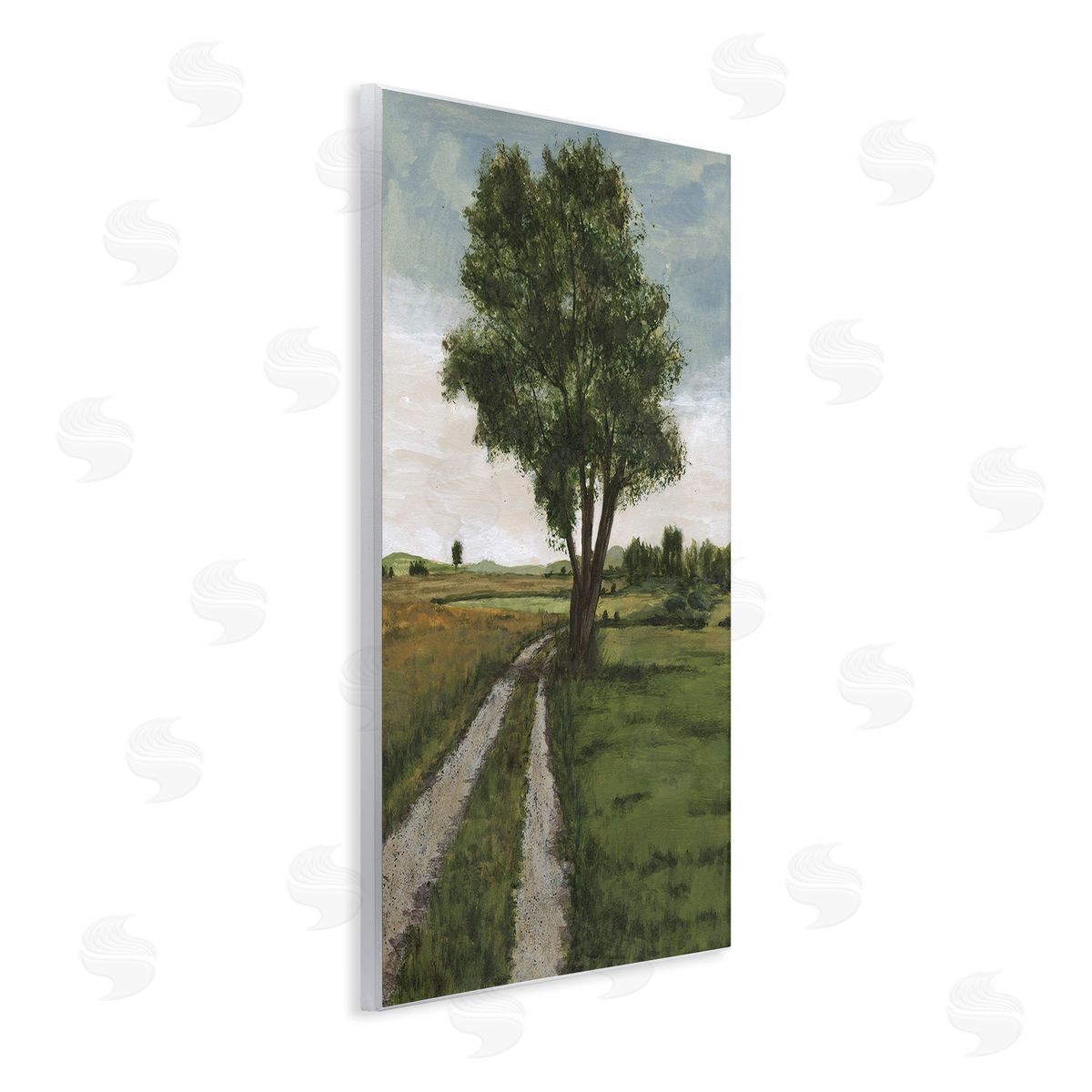 Michael Willett Traditional Country Road Wooden Wall Plaque Art Print
