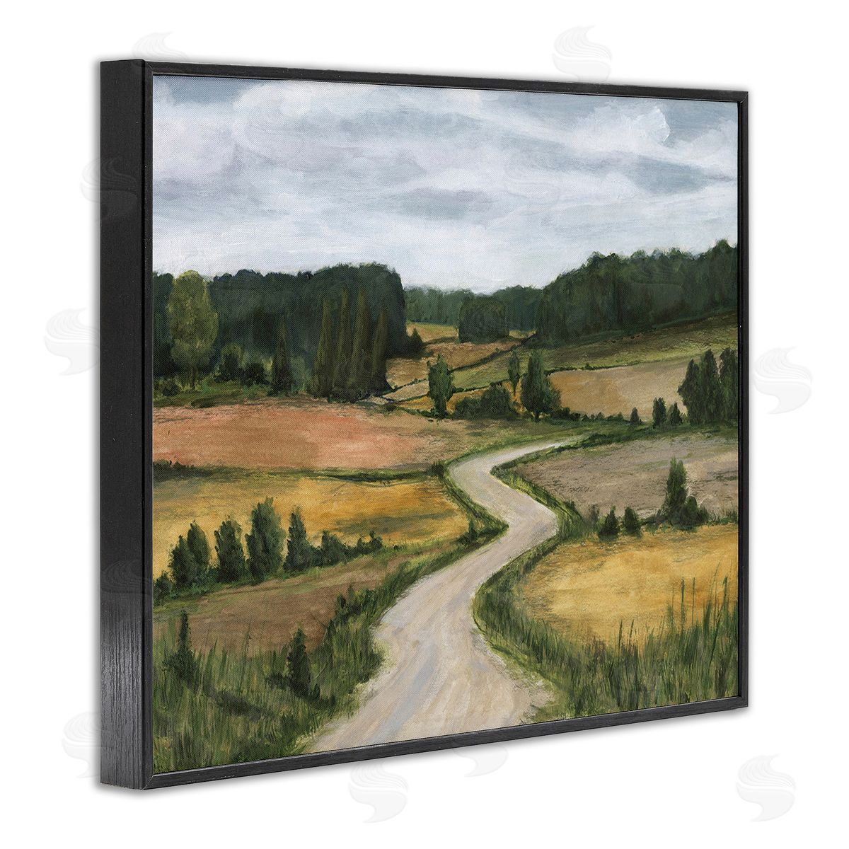 Michael Willett Waning Rural Rode Black Framed Giclee Wall Art Print