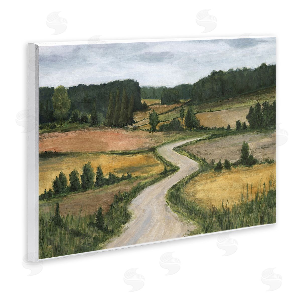 Michael Willett Waning Rural Rode Wooden Wall Plaque Art Print