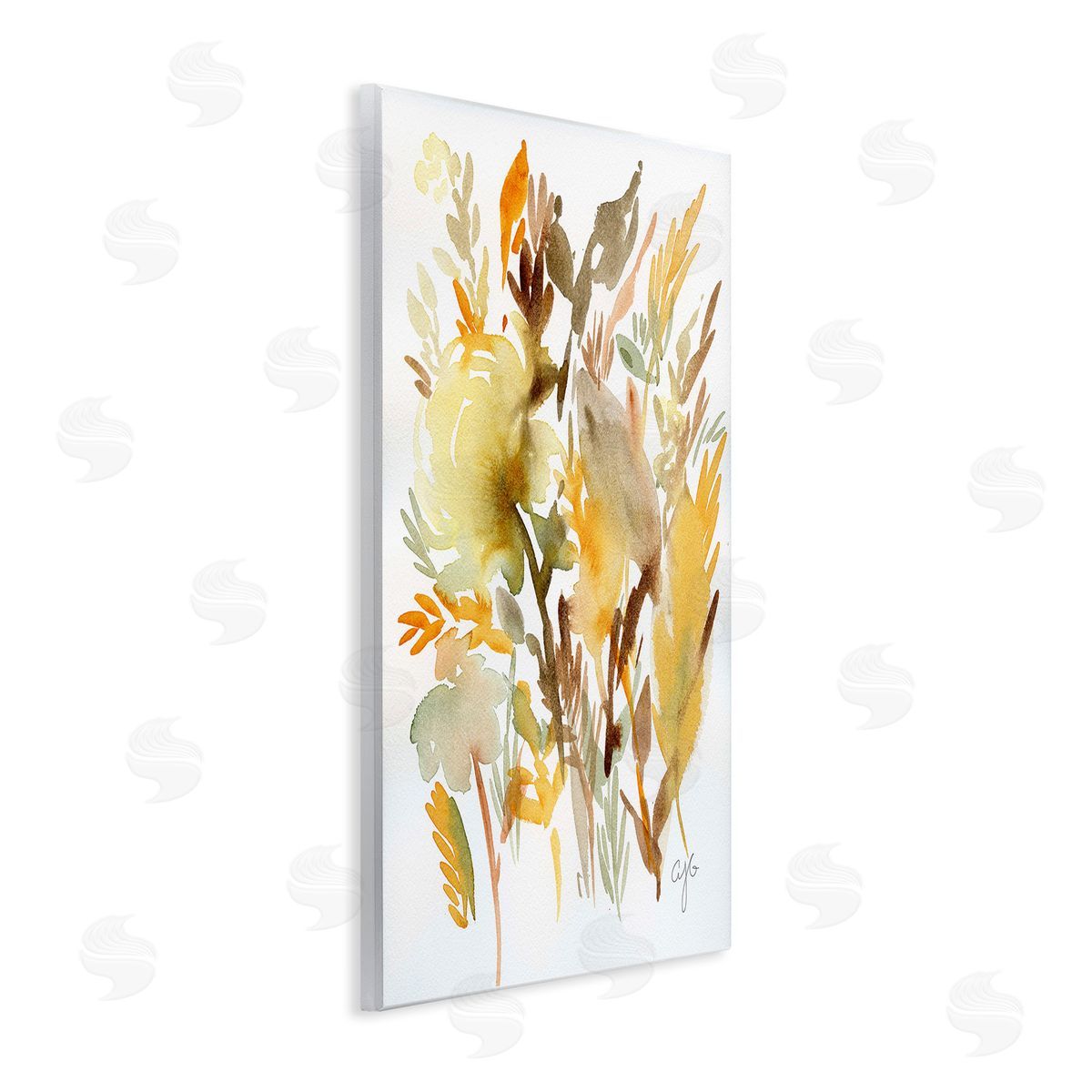 Alexandria Gilbert Kincaid Abstract Autumnal Foliage Wooden Wall Plaque Art Print