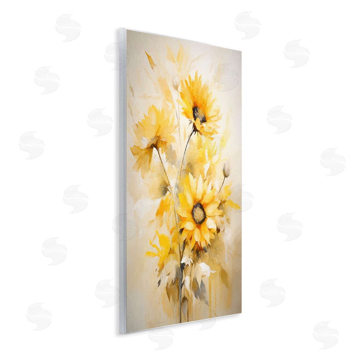 Ramona Murdock Mellow Yellow Bunches Wooden Wall Plaque Art Print