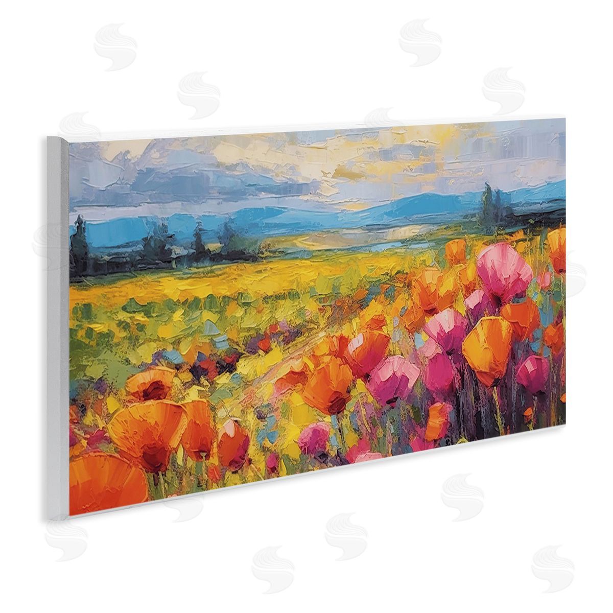 Gina Kelly Bright Tulips Landscape