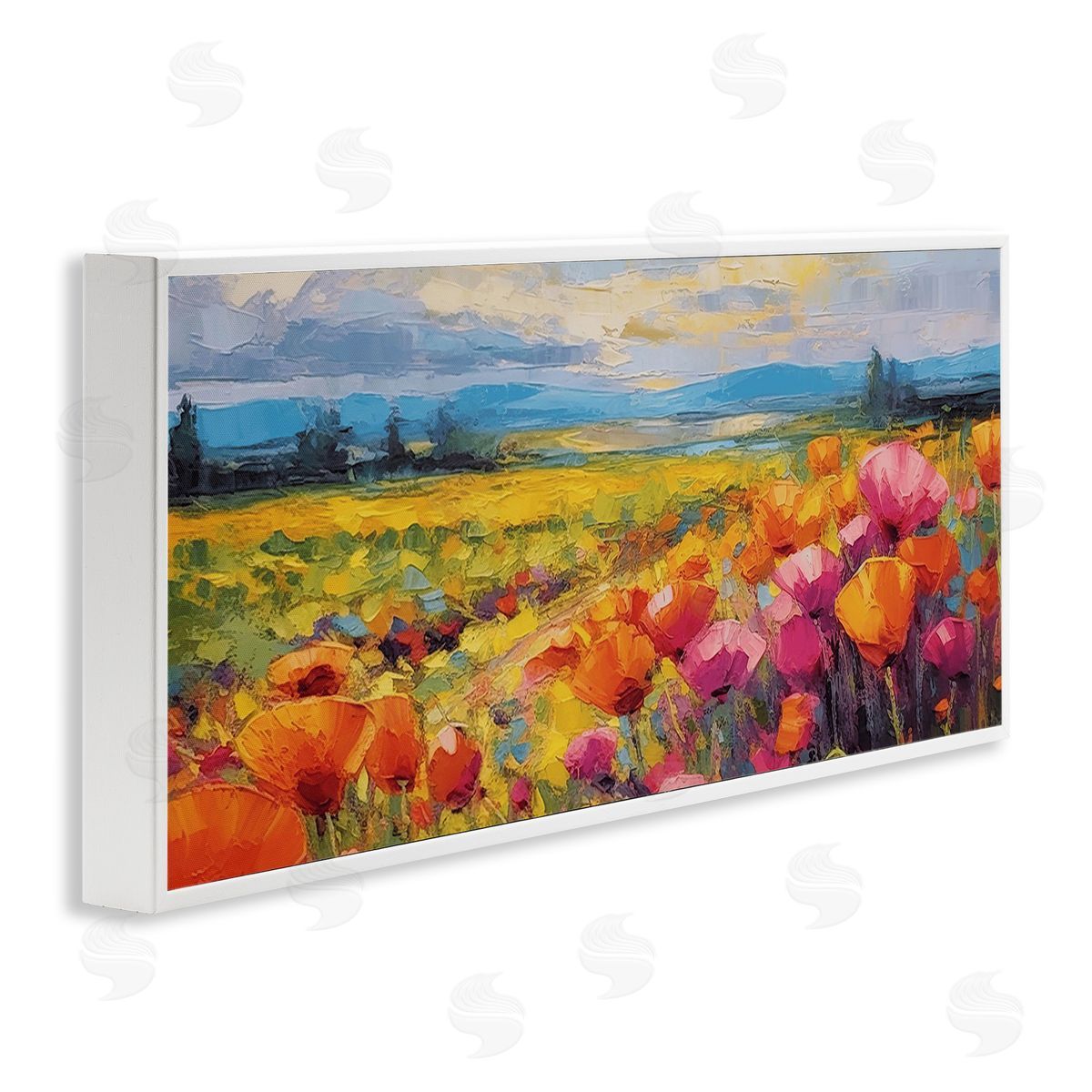 Gina Kelly Bright Tulips Landscape