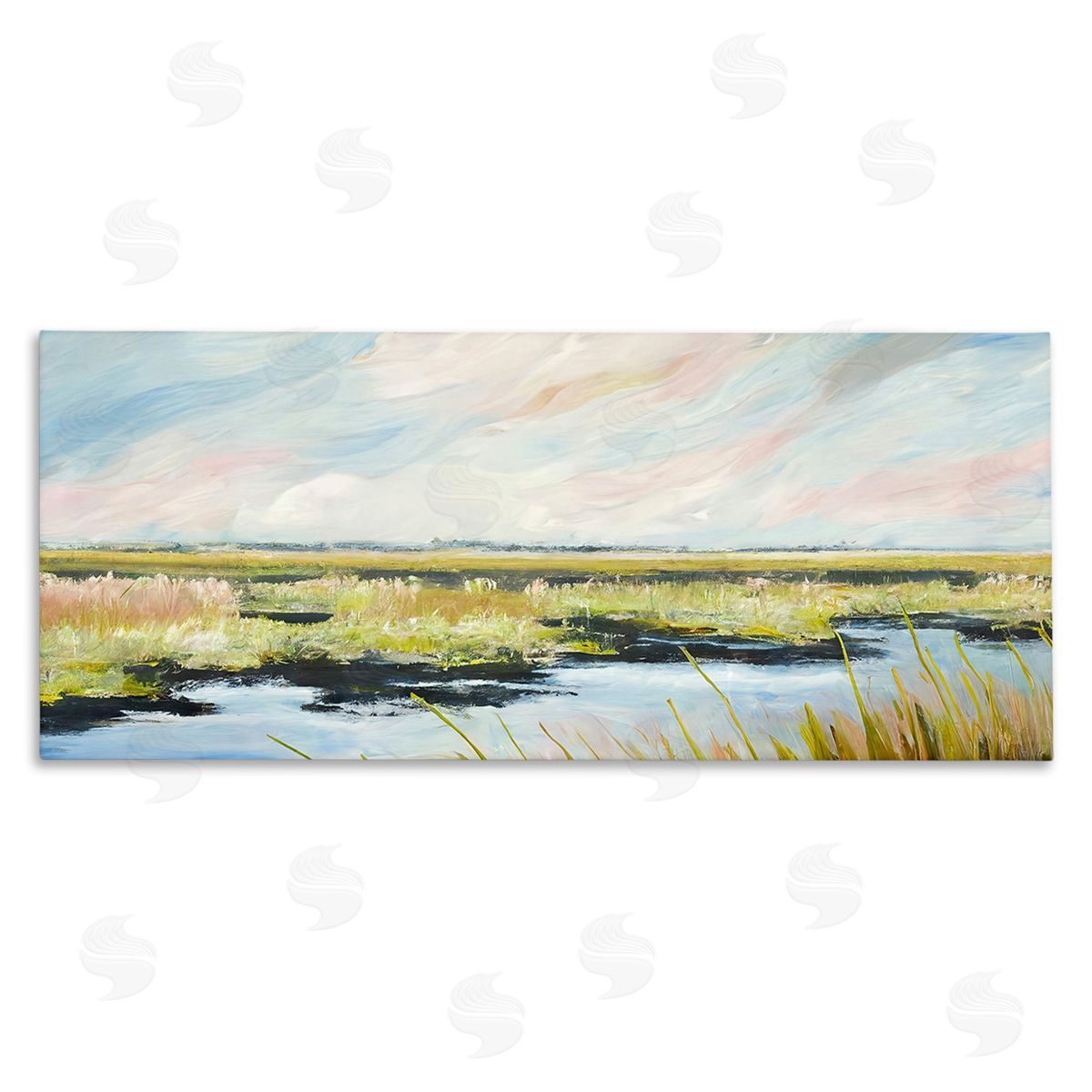 Gina Kelly River with Pastel Sky