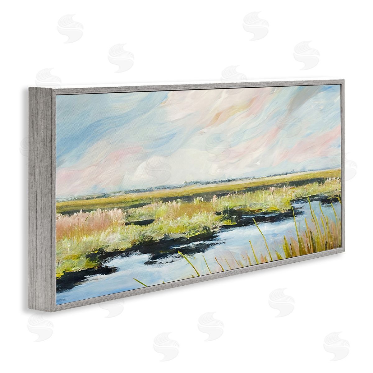 Gina Kelly River with Pastel Sky