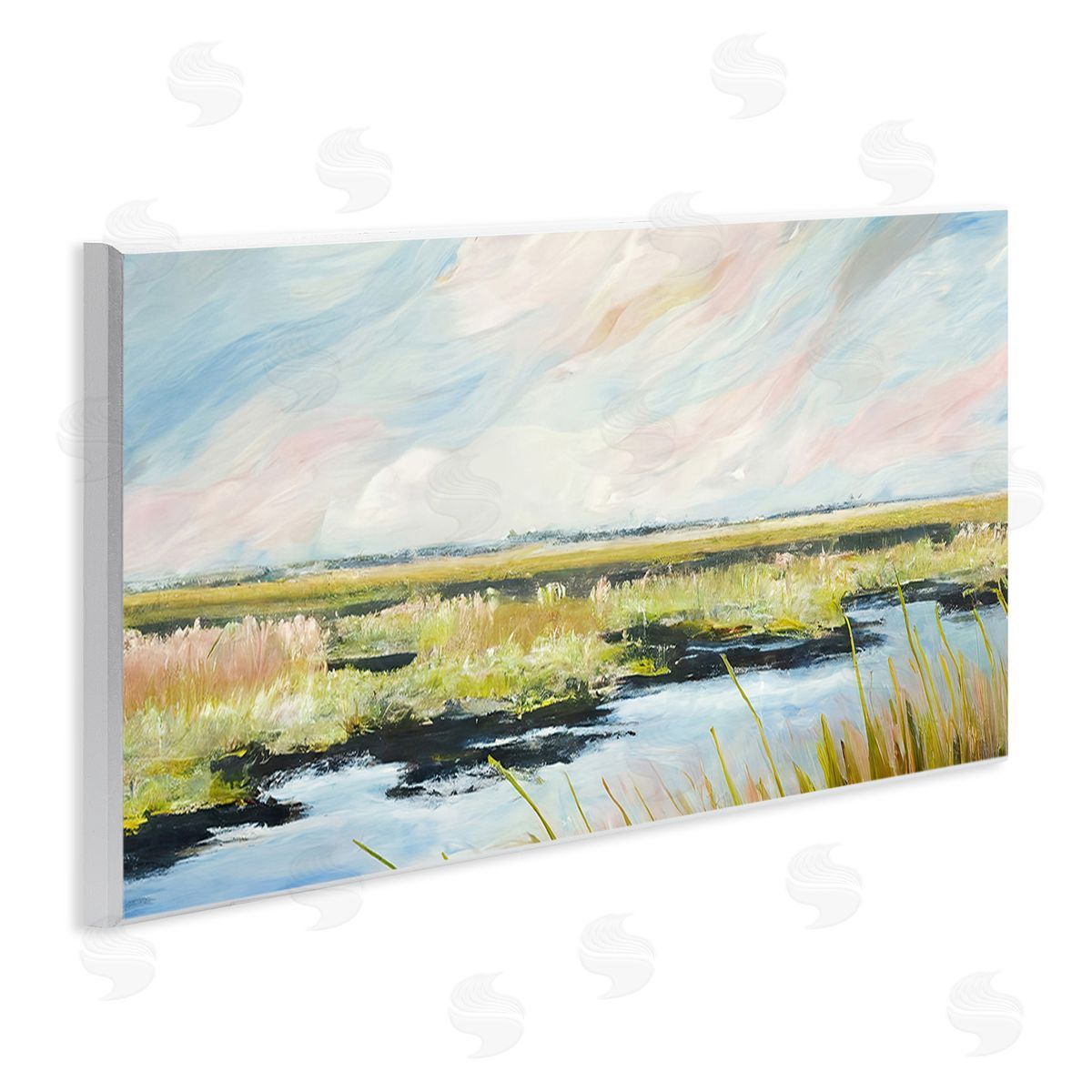 Gina Kelly River with Pastel Sky