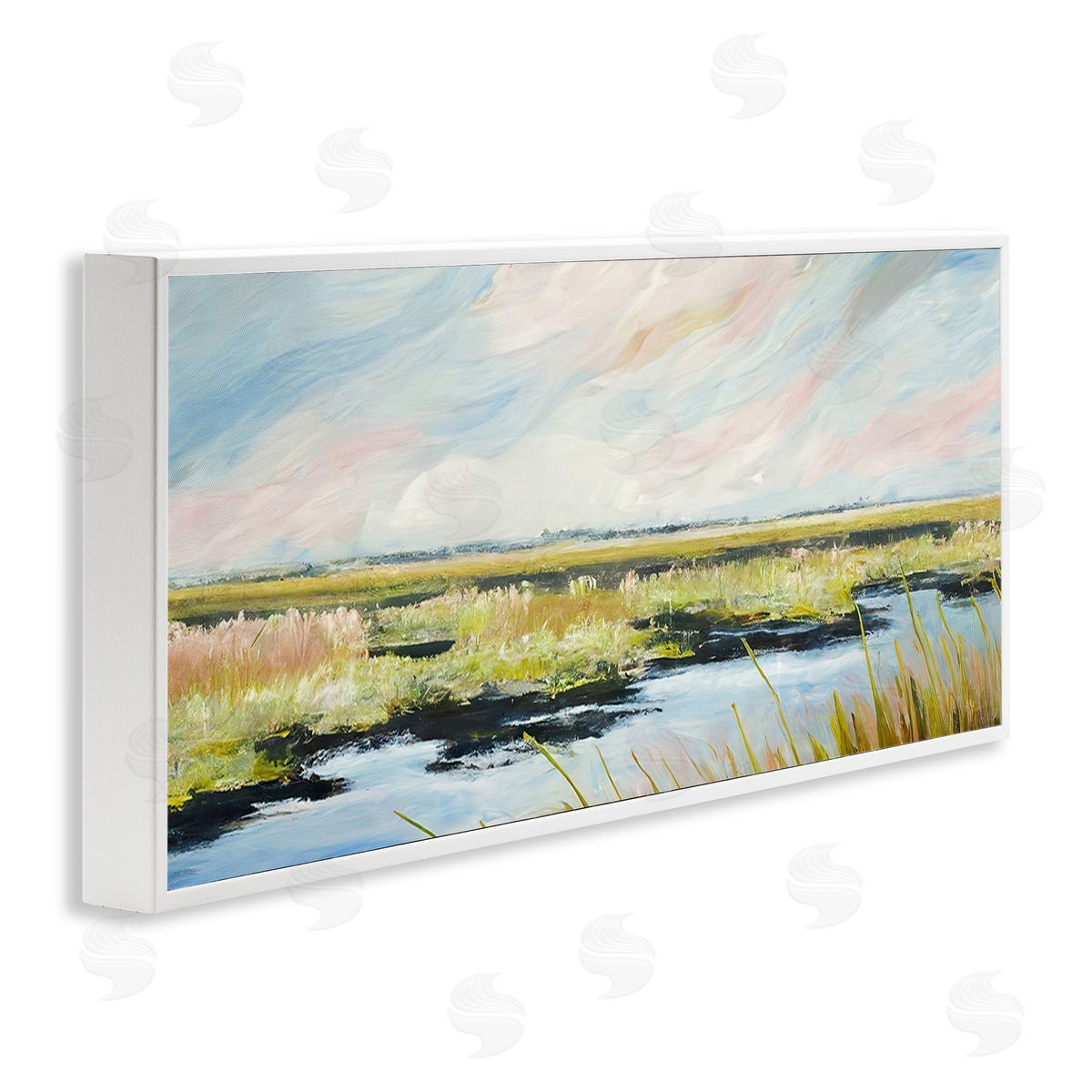 Gina Kelly River with Pastel Sky