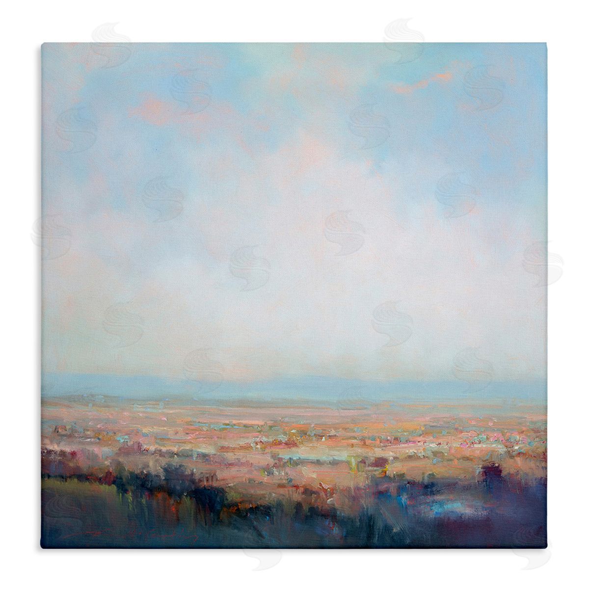 William McCarthy Clear Sky over Nature Canvas Wall Art Print