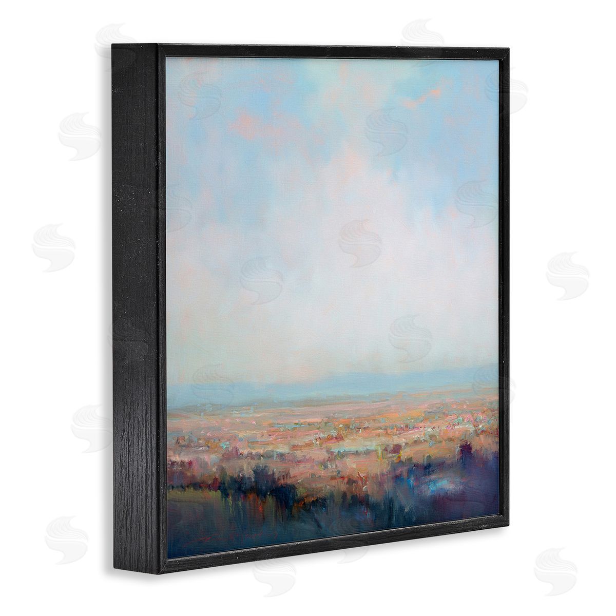 William McCarthy Clear Sky over Nature Black Framed Giclee Wall Art Print