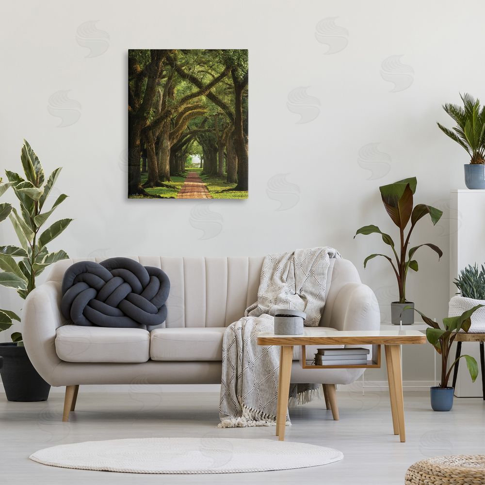 Martin Podt Shadowed Tree Grove Canvas Wall Art Print in Room