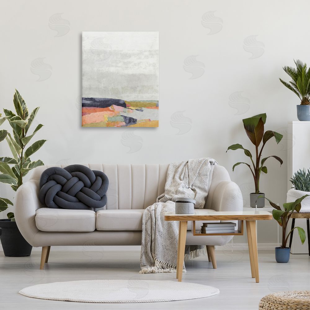 Suzanne Nicoll Modern Hue Landscape Canvas Wall Art Print in Room