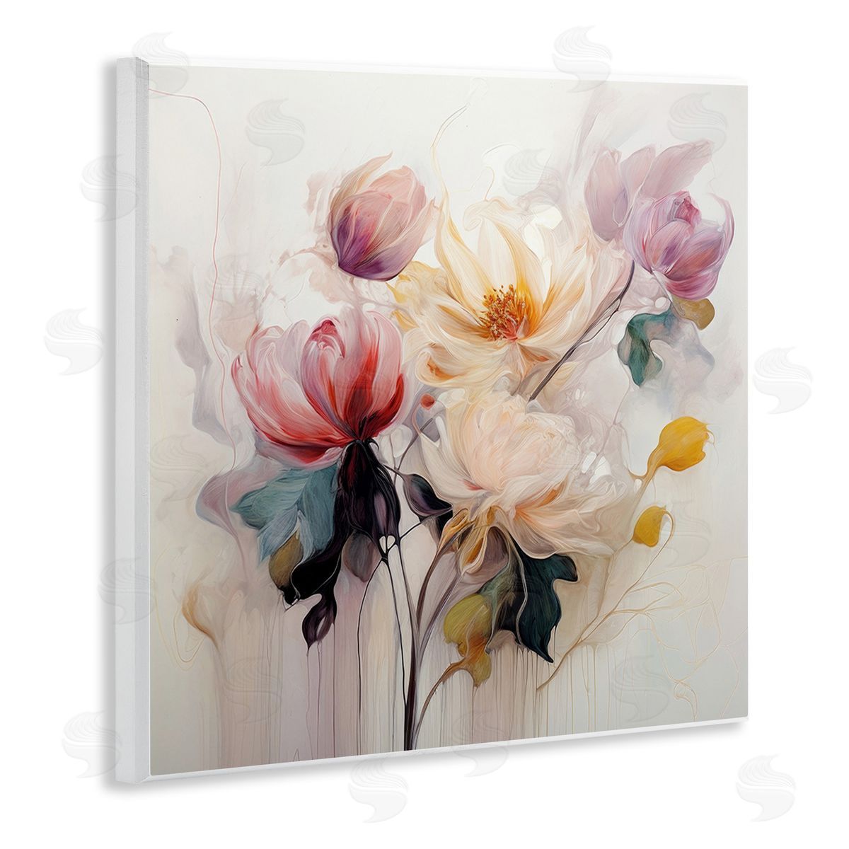 Irena Orlov Blooms in Harmony Wooden Wall Plaque Art Print