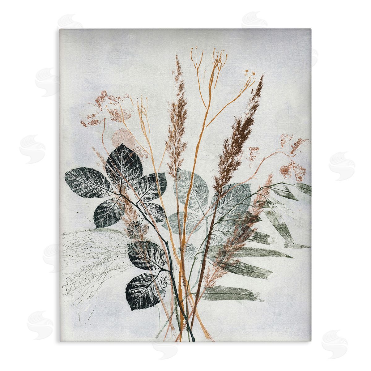 Pernille Folcarelli Natural Forest Leaves Canvas Wall Art Print