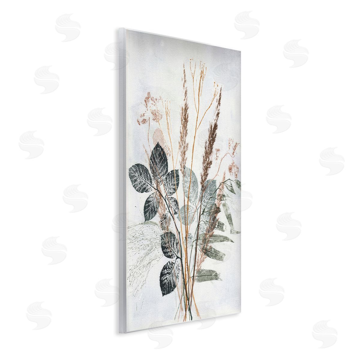 Pernille Folcarelli Natural Forest Leaves Wooden Wall Plaque Art Print