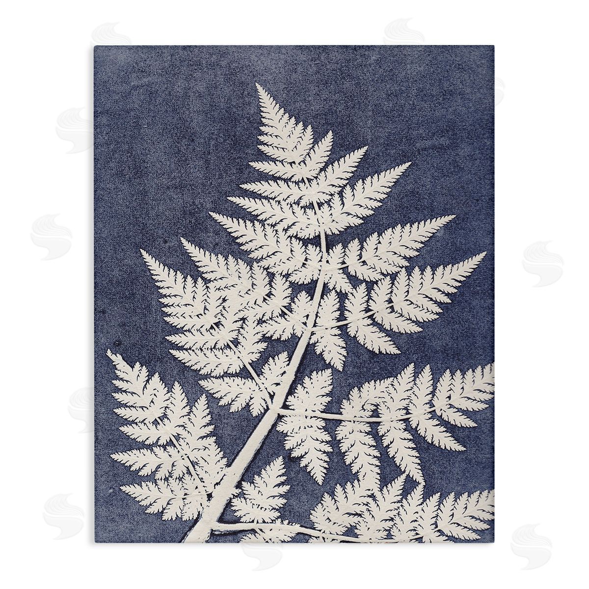 Pernille Folcarelli Forest Fern Silhouette Canvas Wall Art Print