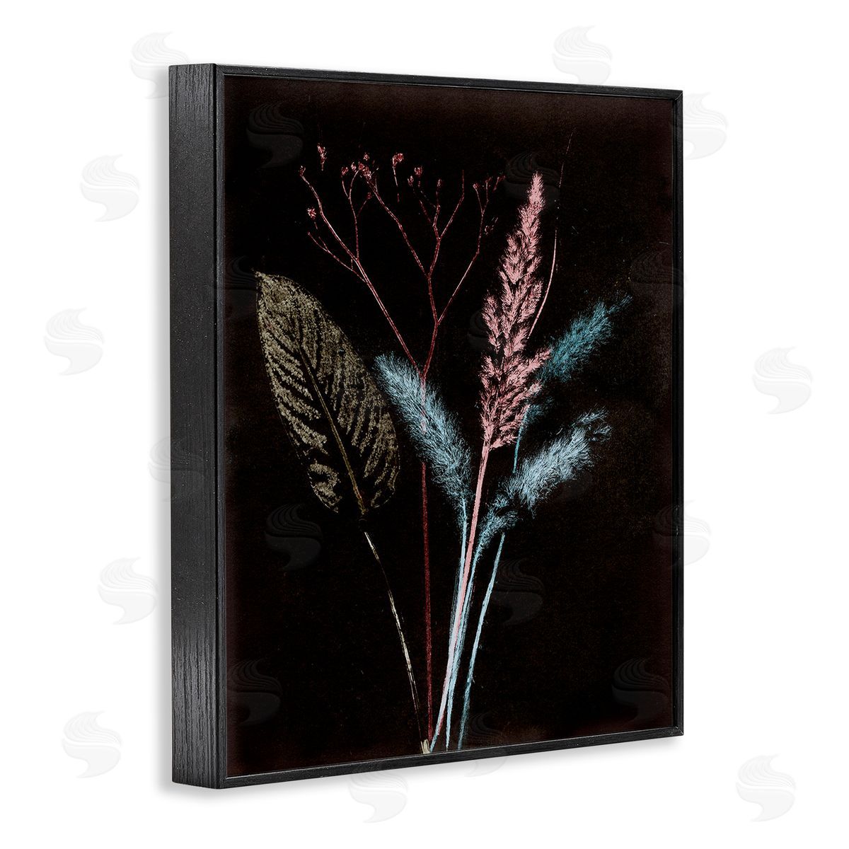 Pernille Folcarelli Country Reeds Impressions Black Framed Giclee Wall Art Print