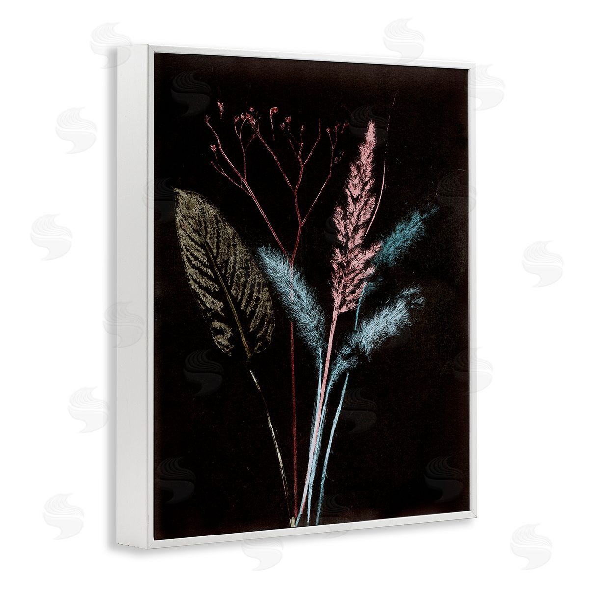 Pernille Folcarelli Country Reeds Impressions White Framed Giclee Wall Art Print