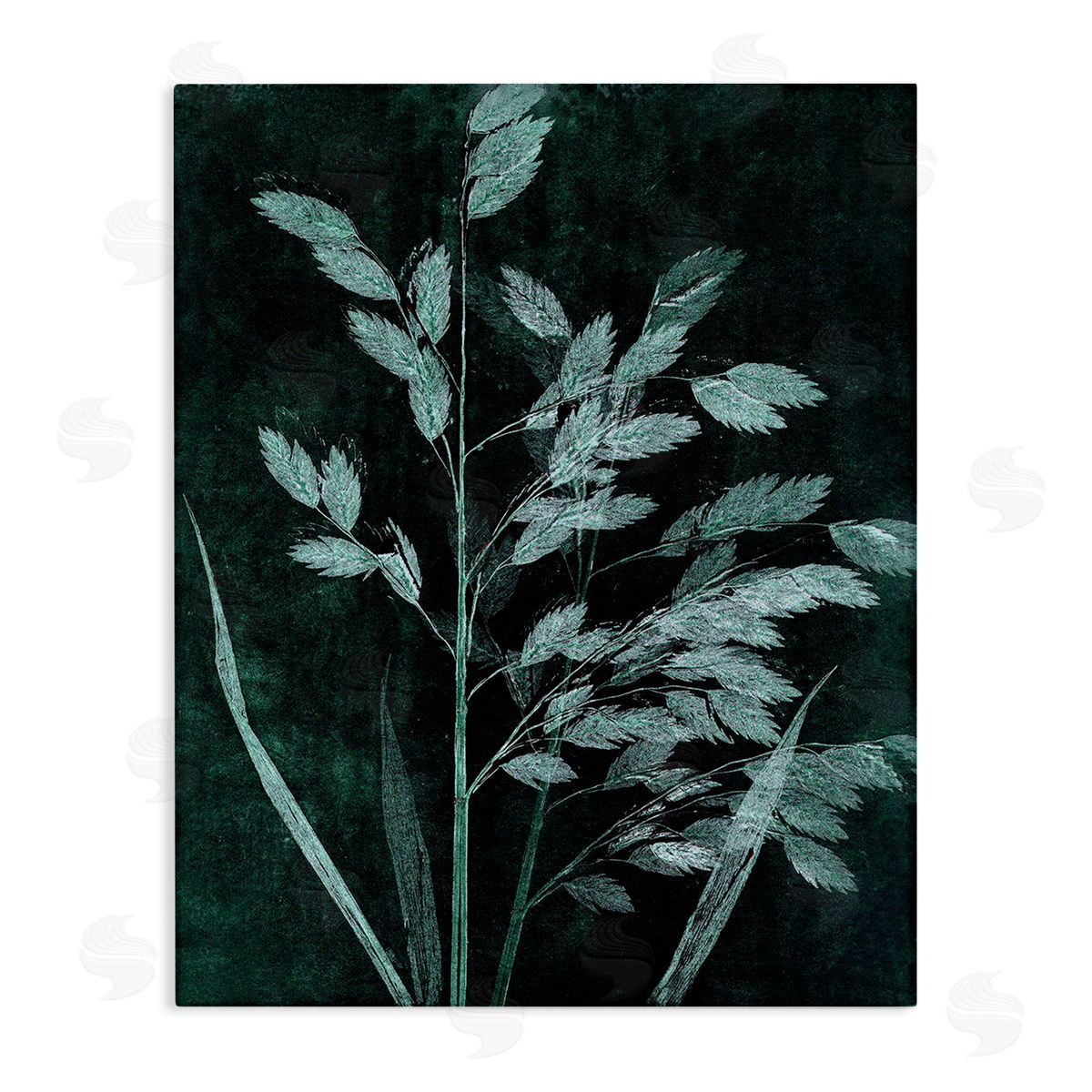 Pernille Folcarelli Green Botanical Imprints Canvas Wall Art Print