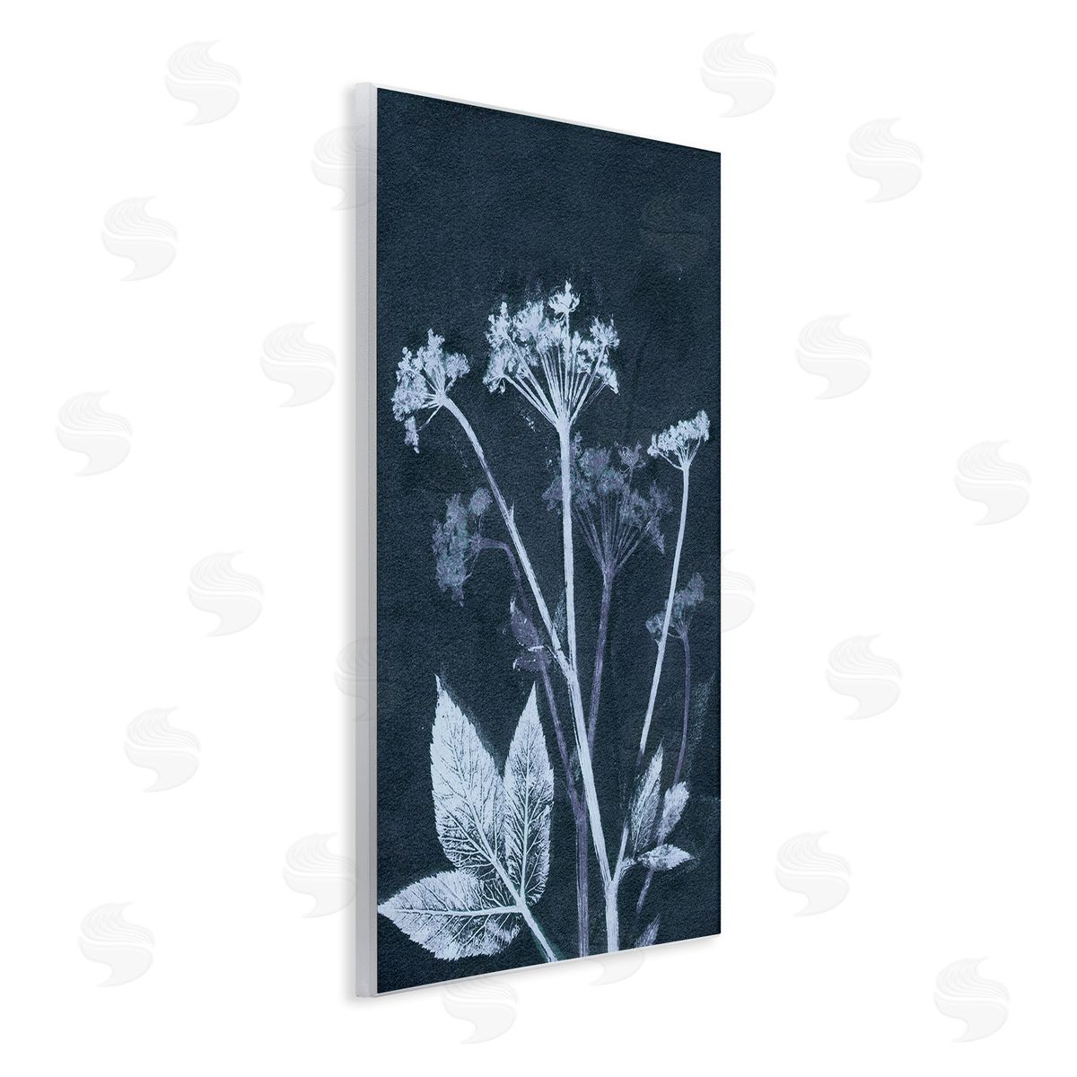 Pernille Folcarelli Spring Botanical Shapes Wooden Wall Plaque Art Print