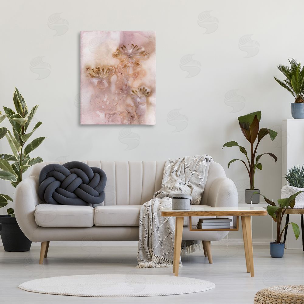 Pernille Folcarelli Abstract Botanical Seeds Canvas Wall Art Print in Room