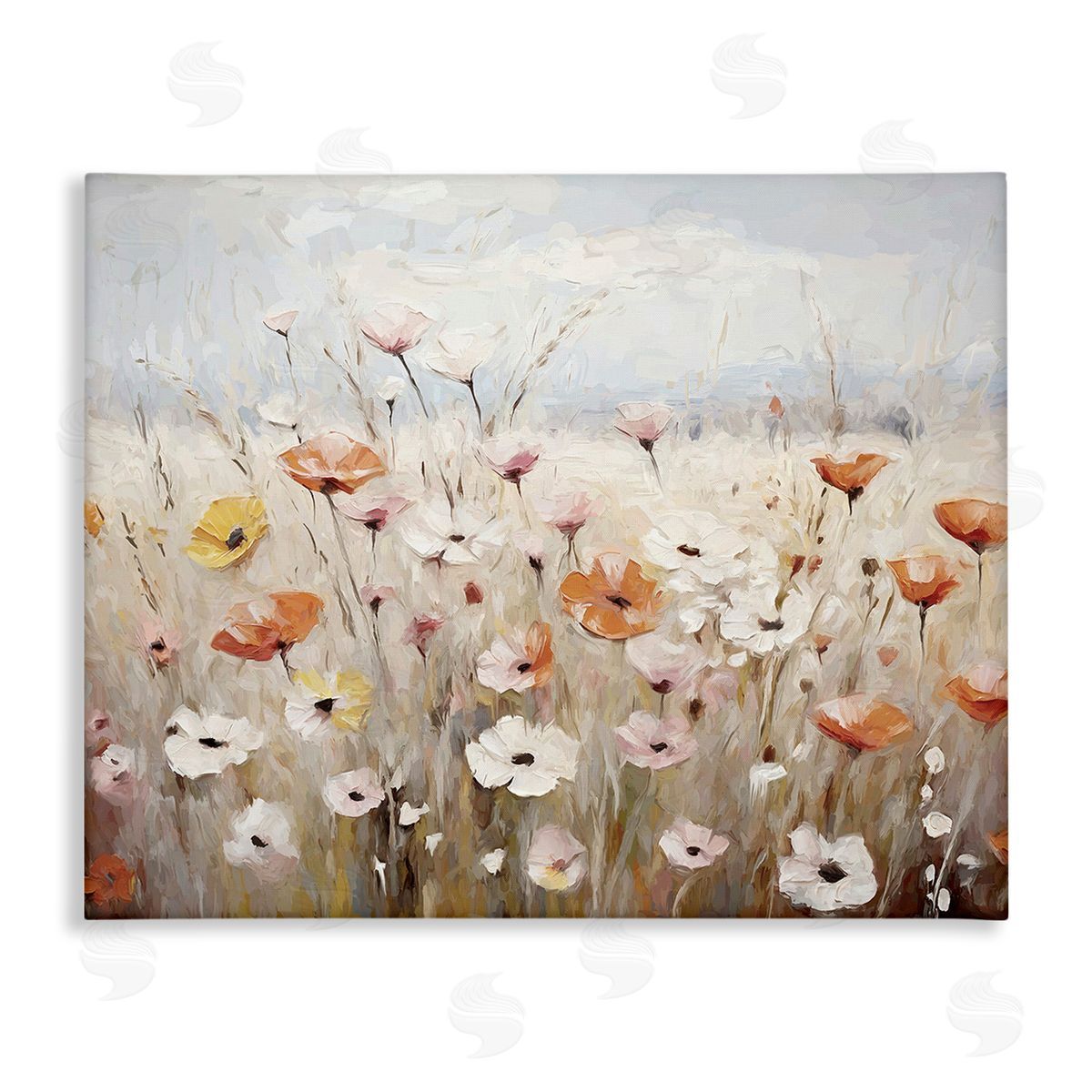 Ramona Murdock Charming Flower Meadow Canvas Wall Art Print