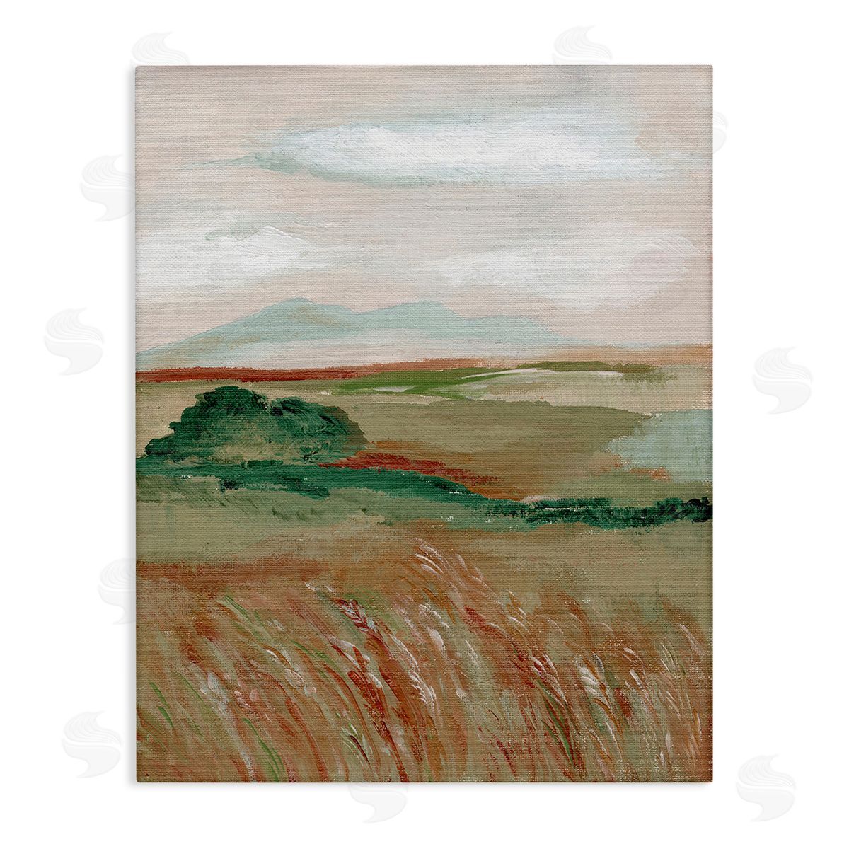Nikita Jariwala Windy Plains Abstraction Canvas Wall Art Print