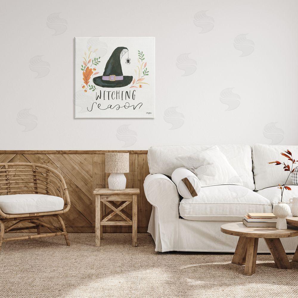 Jenaya Jackson Whimsical Witching Season Canvas Wall Art Print in Room