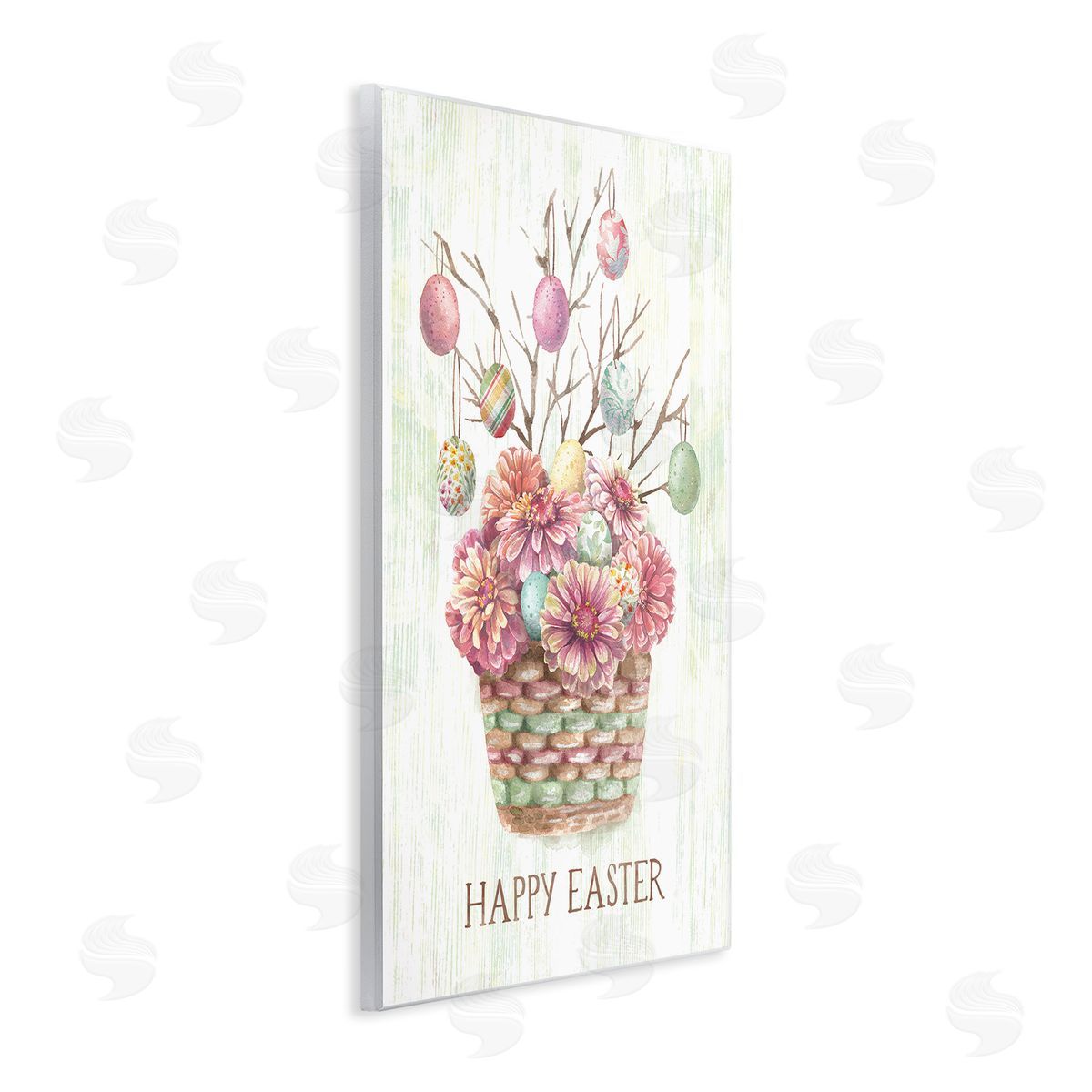 Courtney Morgenstern Happy Easter Bouquet Wooden Wall Plaque Art Print