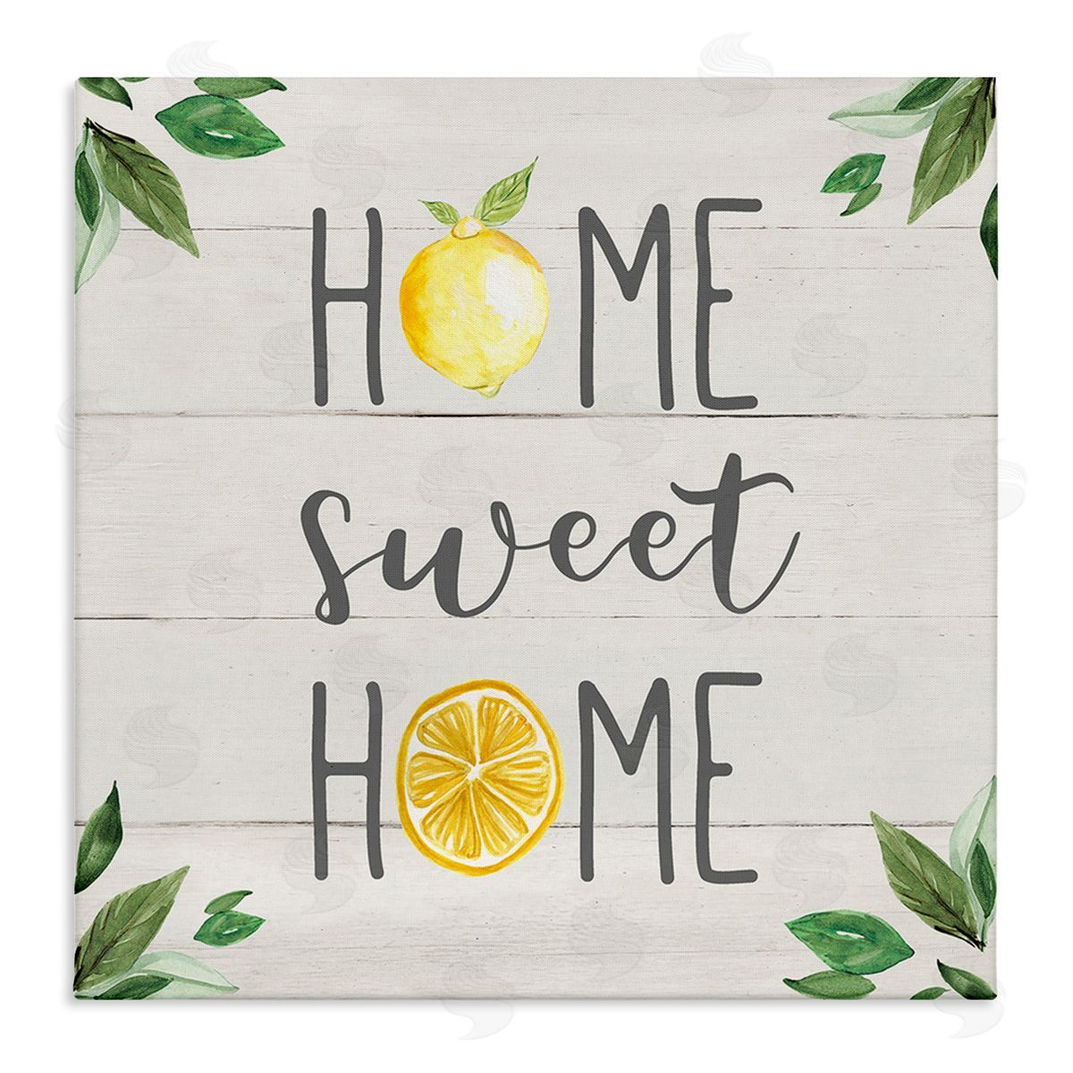 Carol Robinson Sweet Home with Lemons Canvas Wall Art Print