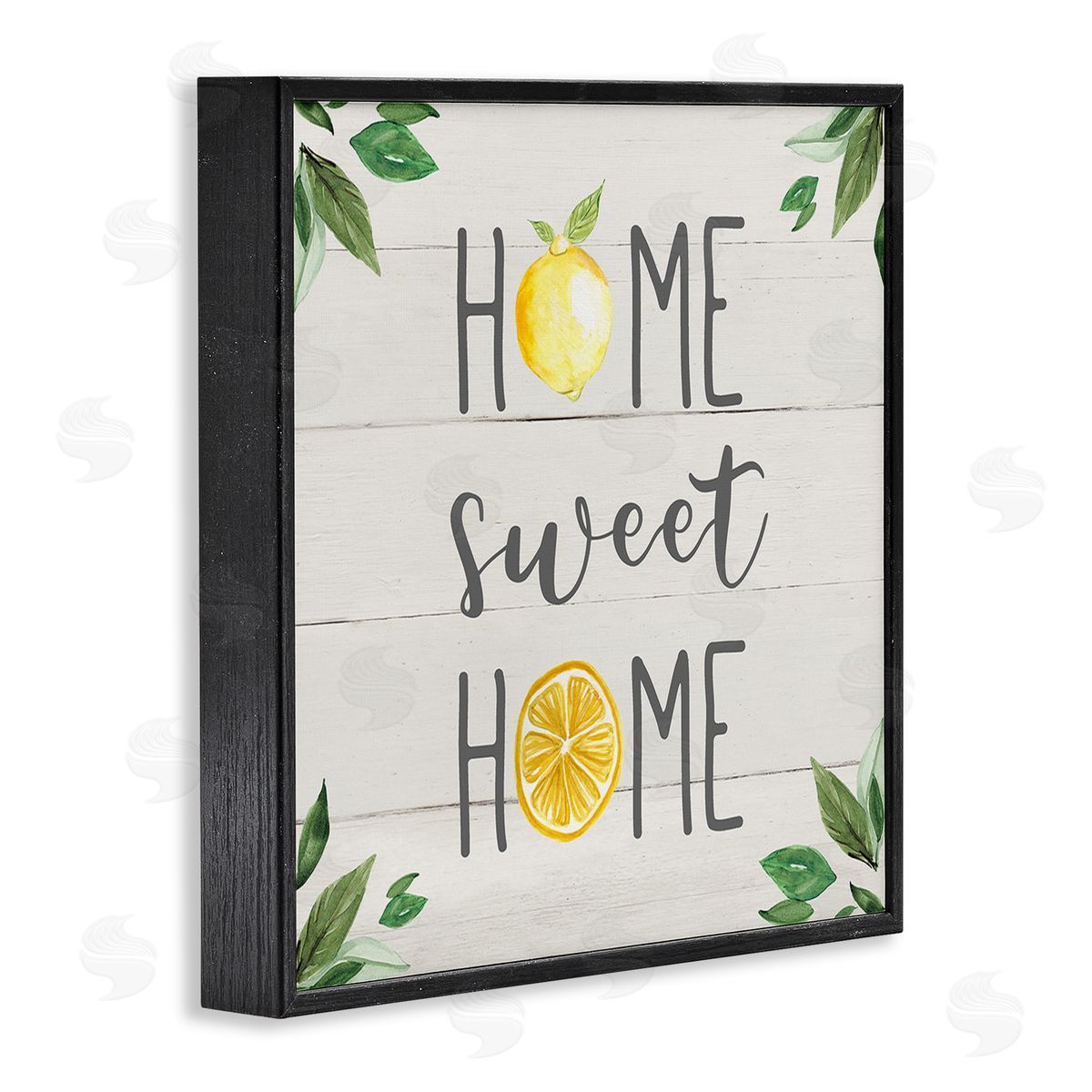 Carol Robinson Sweet Home with Lemons Black Framed Giclee Wall Art Print