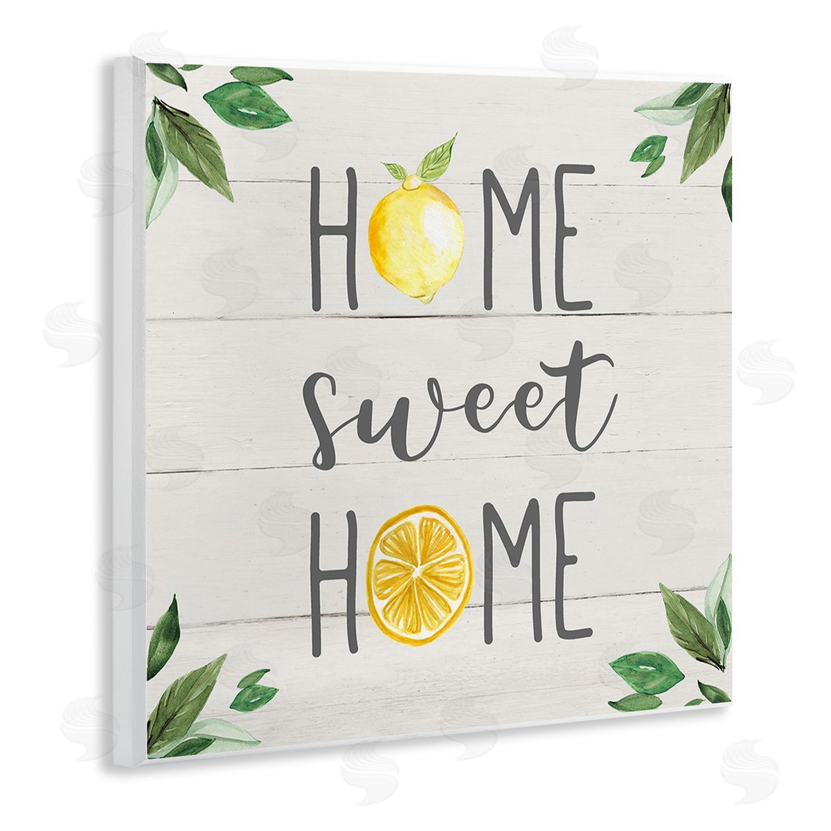 Carol Robinson Sweet Home with Lemons Wooden Wall Plaque Art Print